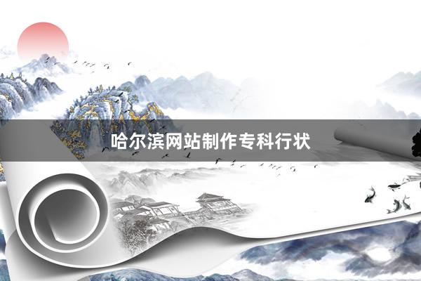 哈尔滨网站制作专科行状